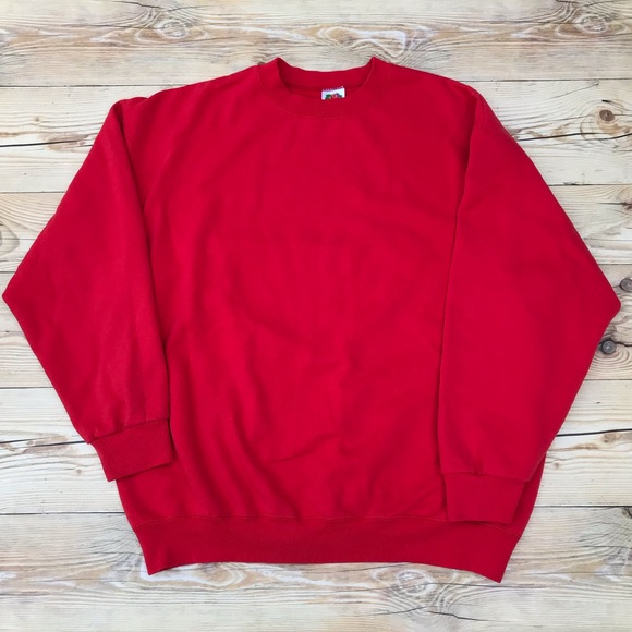 Fruit of the Loom Red Sweatshirt - Picture 1 of 9